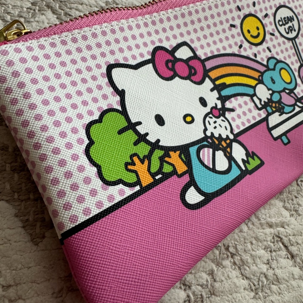 Hello Kitty Pink Polka Dot Pouch